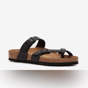 Birkenstock Mayari Leather Habana Black